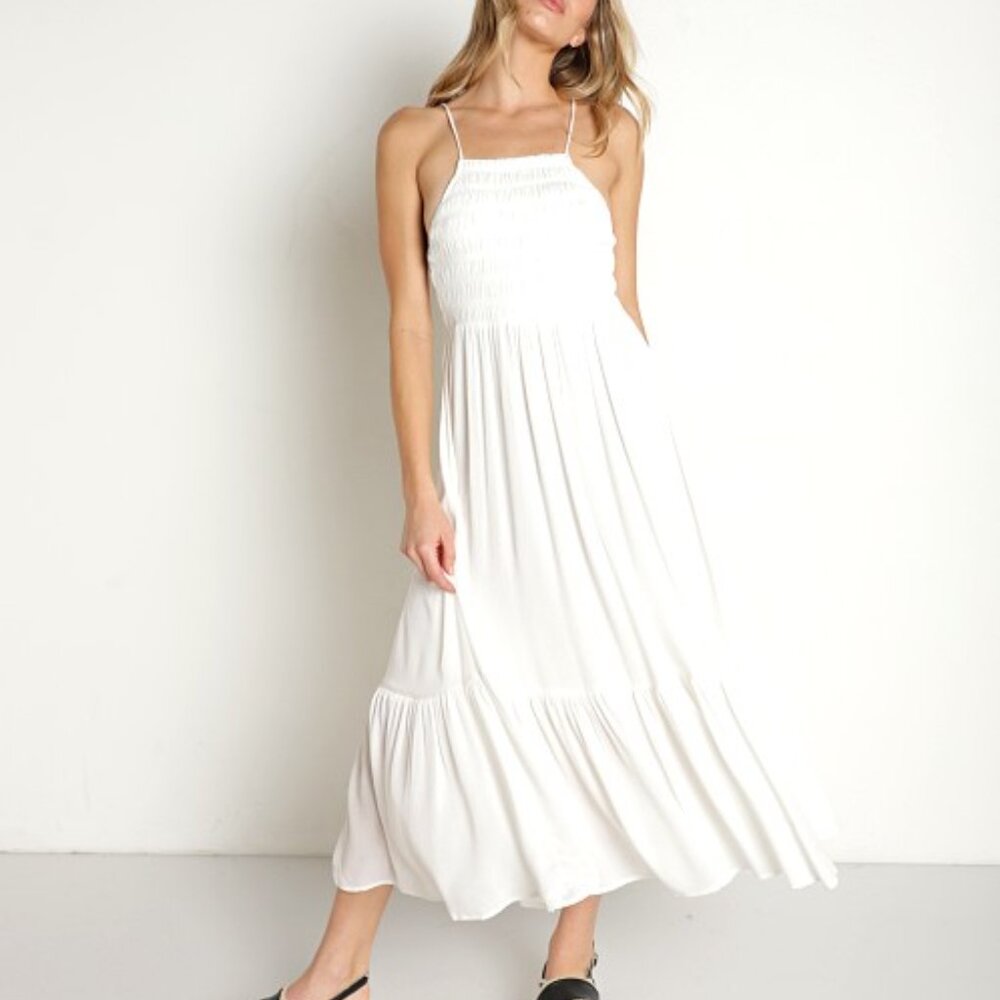 Z Supply Jazmin Maxi Dress White Size S